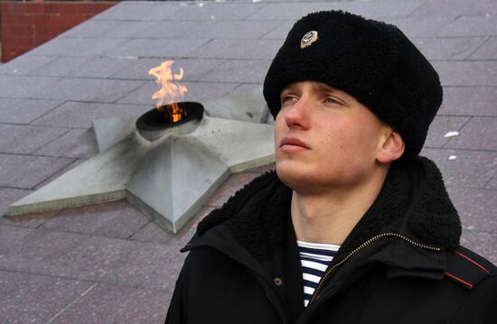 Эстафета "Дорога памяти" во Владивостоке