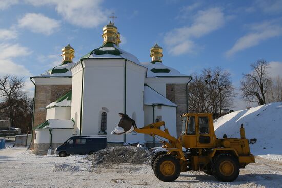 Церковь Спаса на Берестове в Киеве