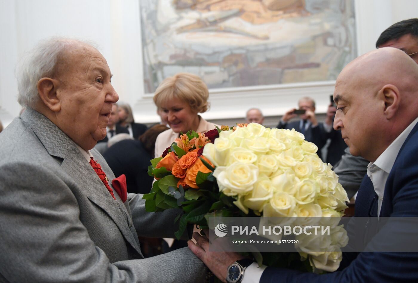 Заседание президиума РАХ, посвященное празднованию 85-летия З. Церетели