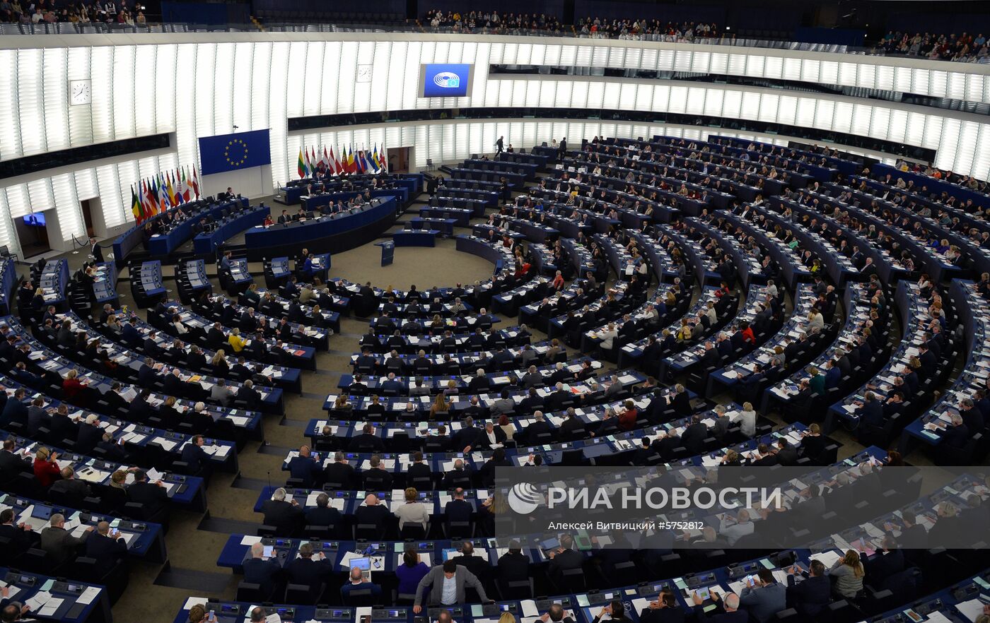 Пленарная сессия Европейского парламента