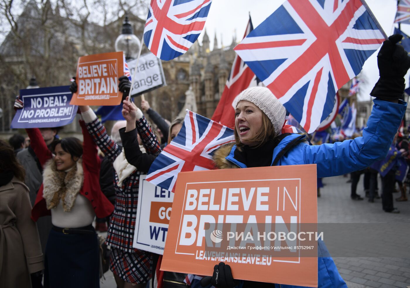 Акция против Brexit в Лондоне