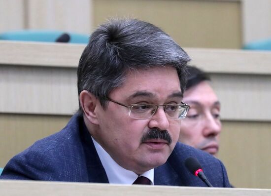 Заседание Совета Федерации РФ