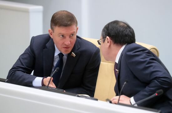 Заседание Совета Федерации РФ