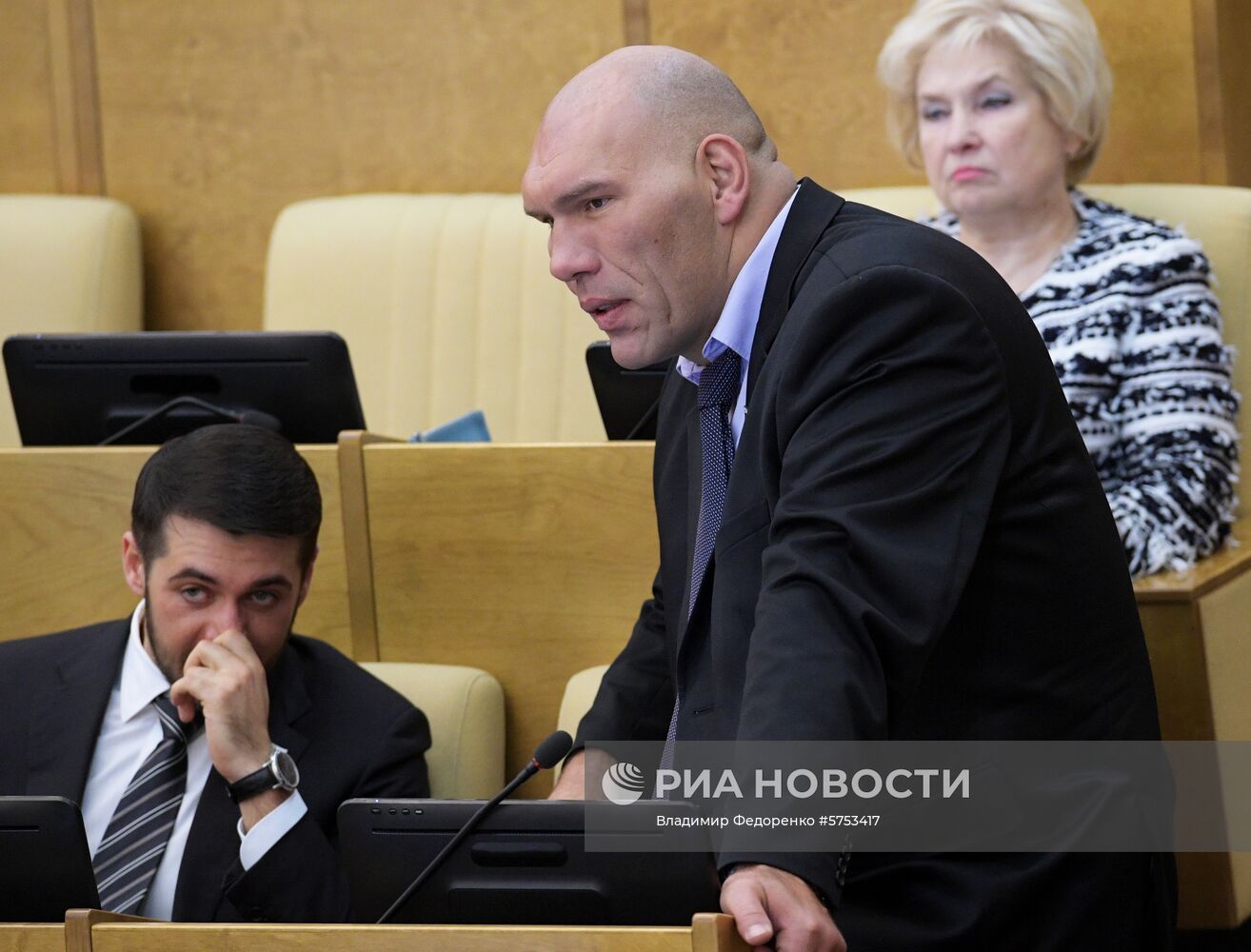 Пленарное заседание Госдумы РФ