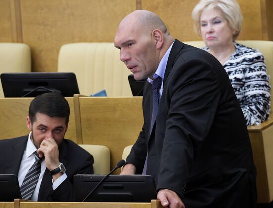 Пленарное заседание Госдумы РФ 