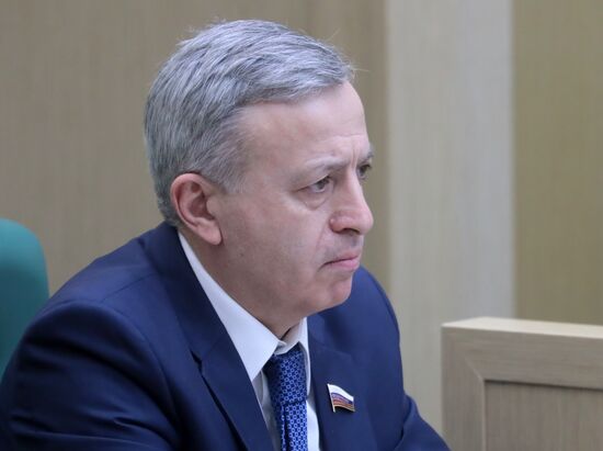 Заседание Совета Федерации РФ