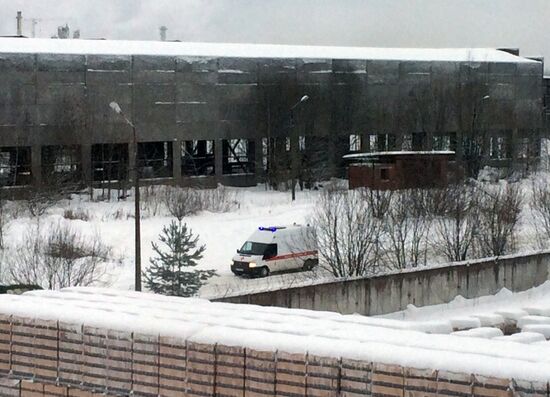 Взрыв на химзаводе в Кингисеппе