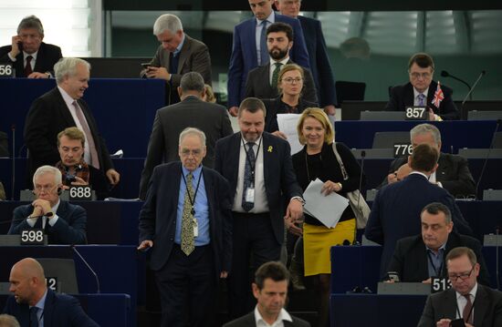 Пленарная сессия Европейского парламента