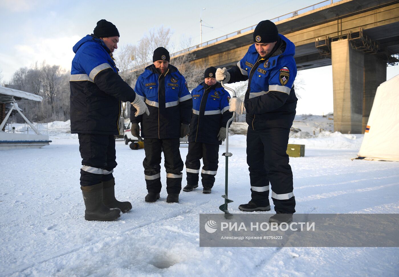 Подготовка крещенских купелей в Новосибирске