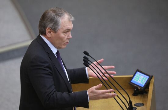 Пленарное заседание Госдумы РФ 