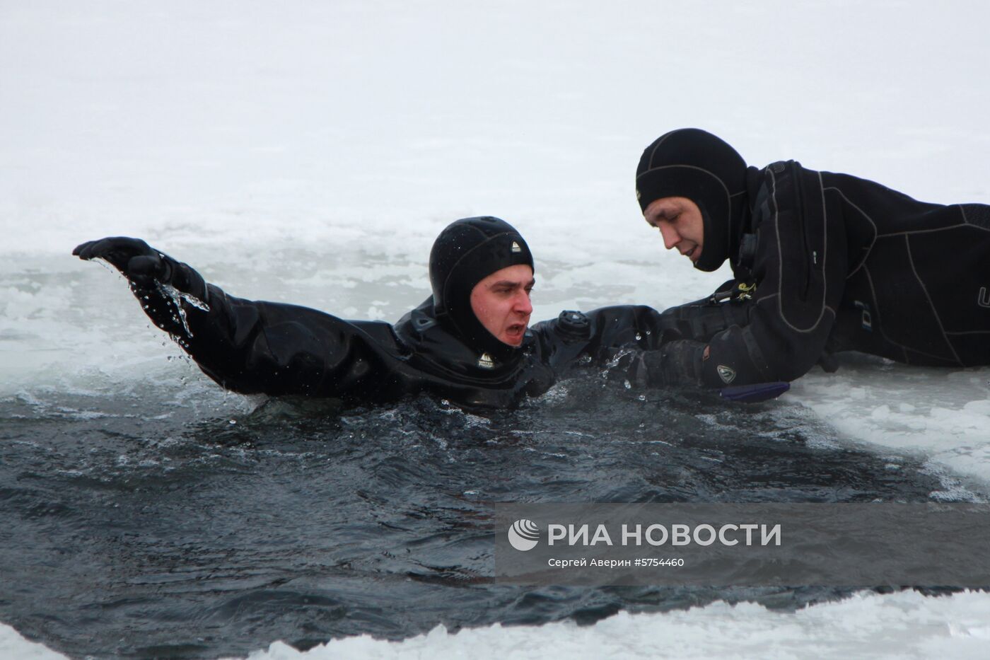 Учения МЧС в Донецке