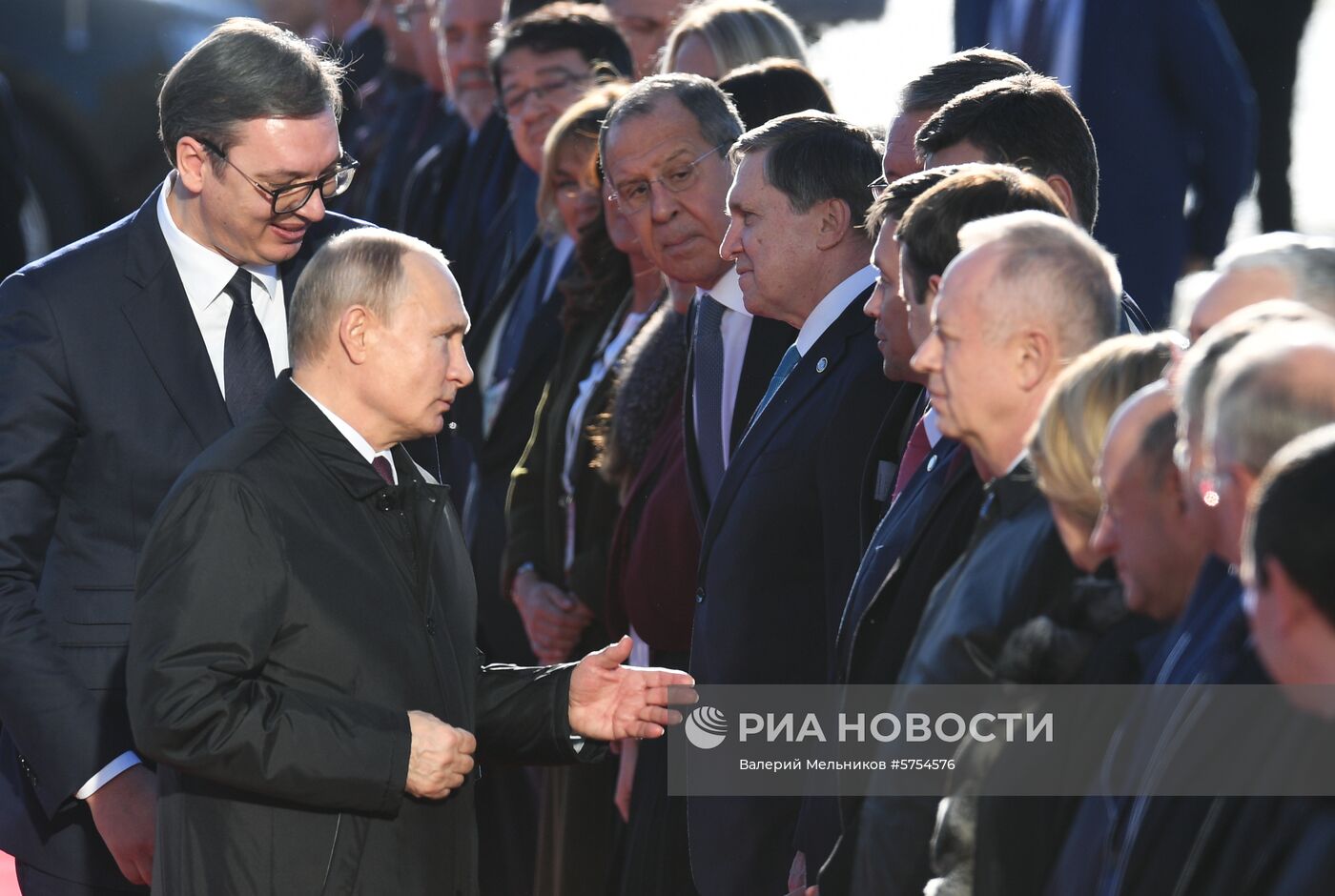 Официальный визит президента РФ В. Путина в Сербию