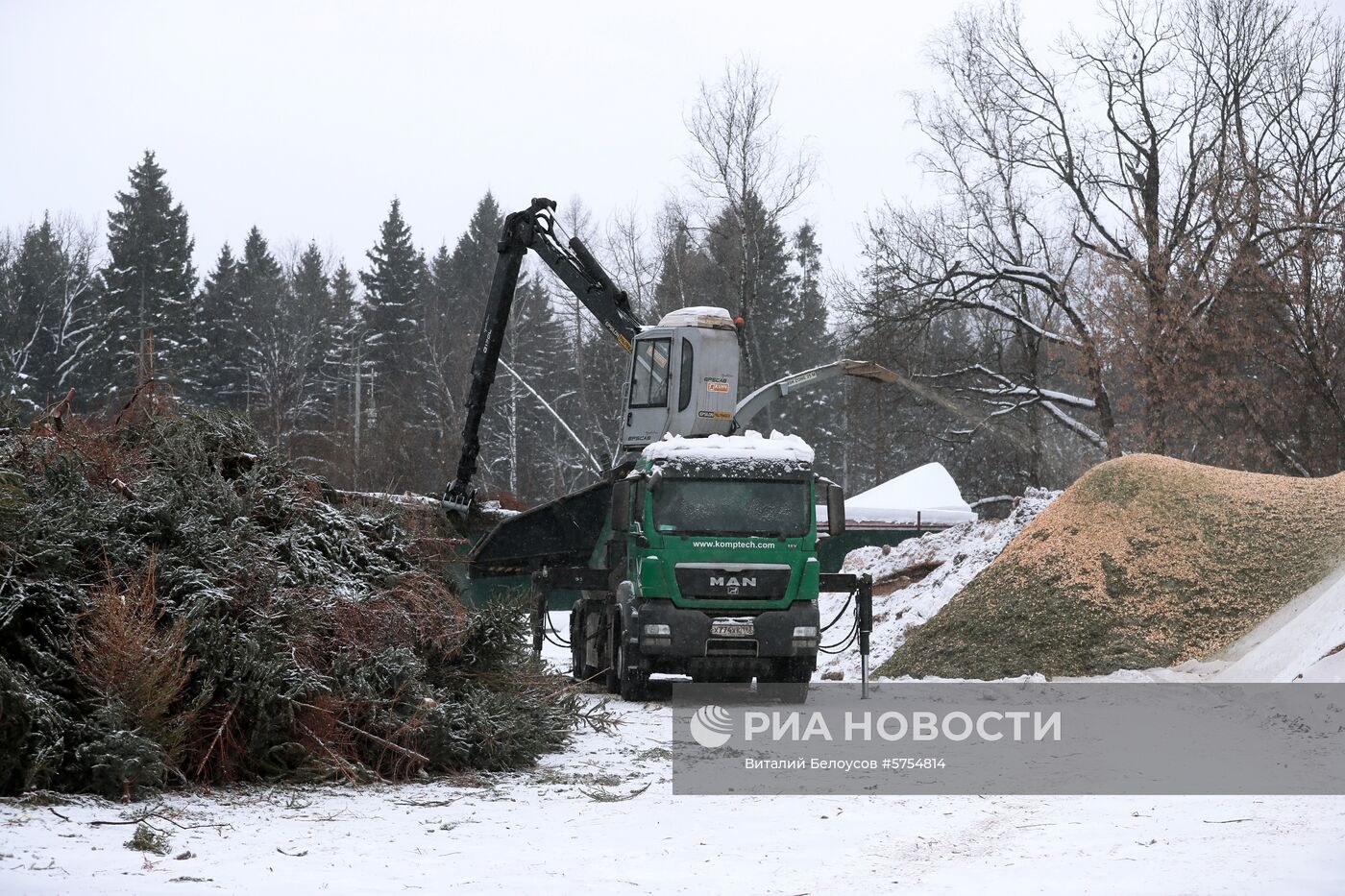 Утилизация новогодних елок