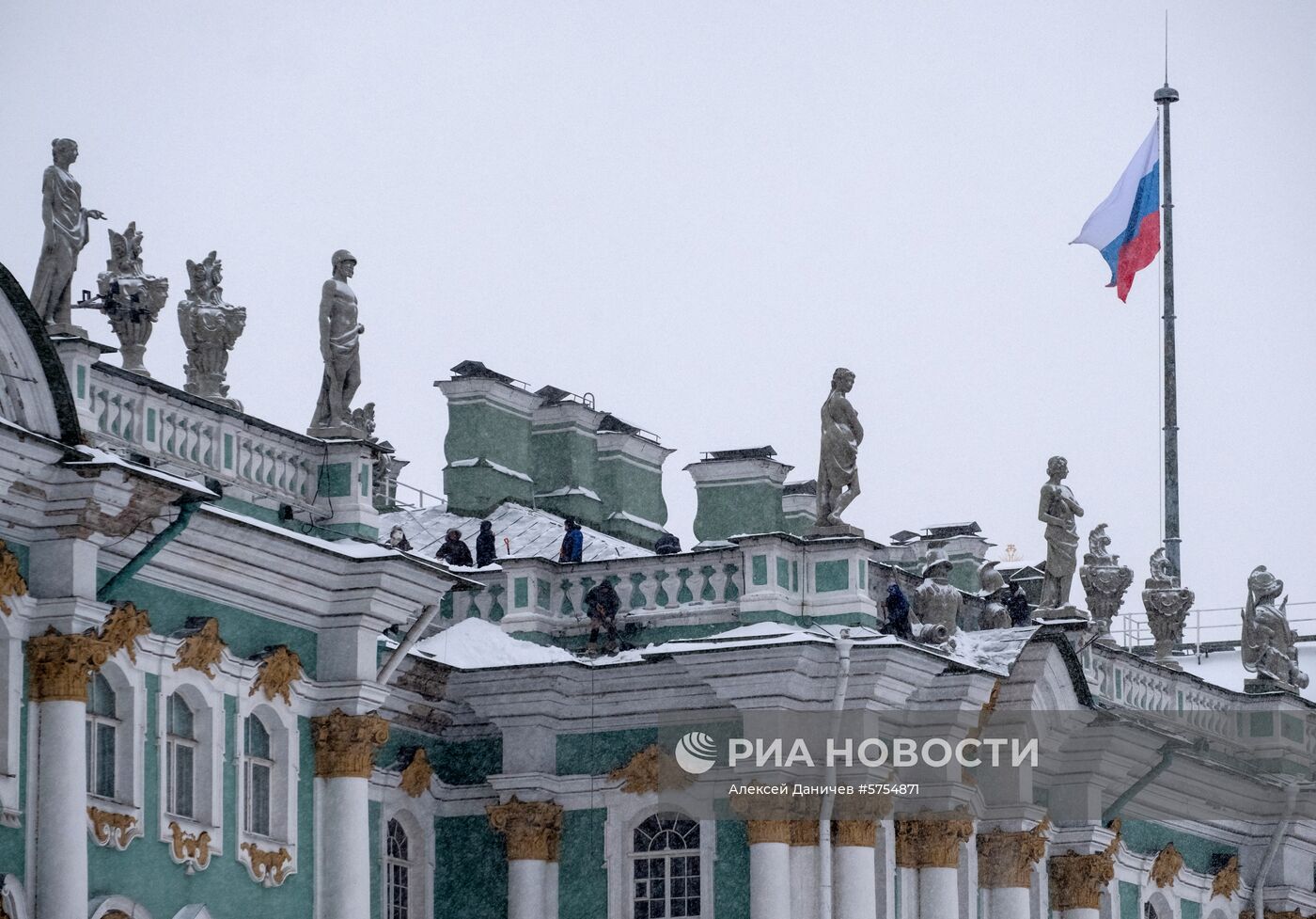 Снегопад в Санкт-Петербурге