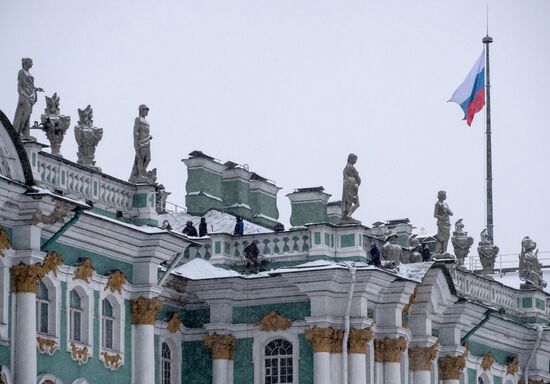 Снегопад в Санкт-Петербурге