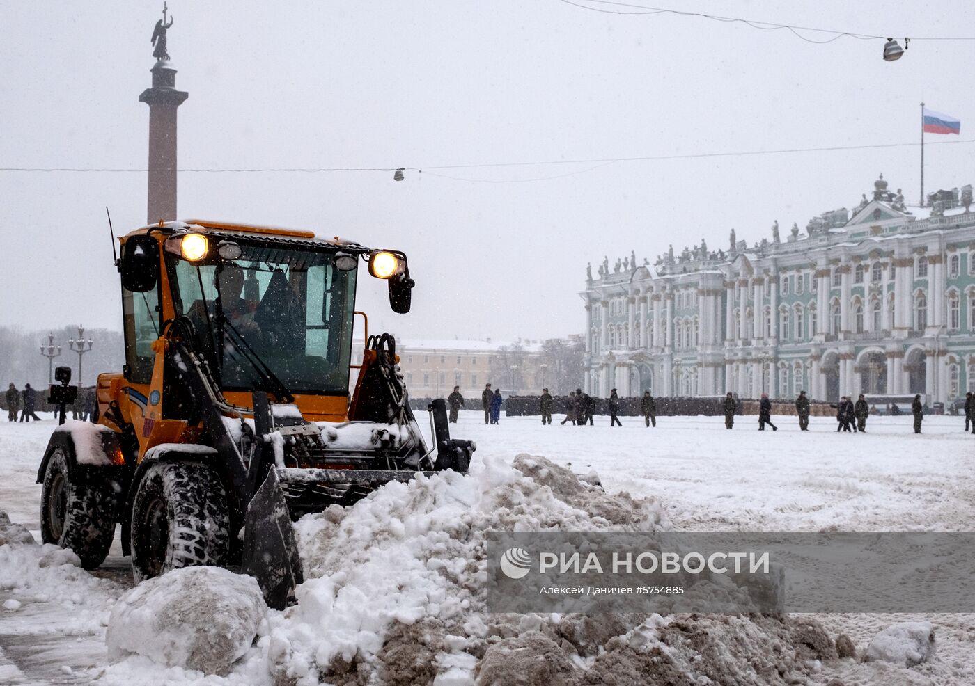 Снегопад в Санкт-Петербурге