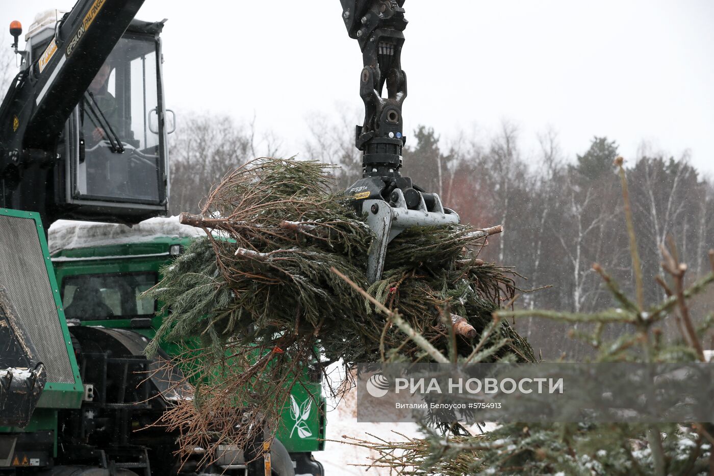 Утилизация новогодних елок