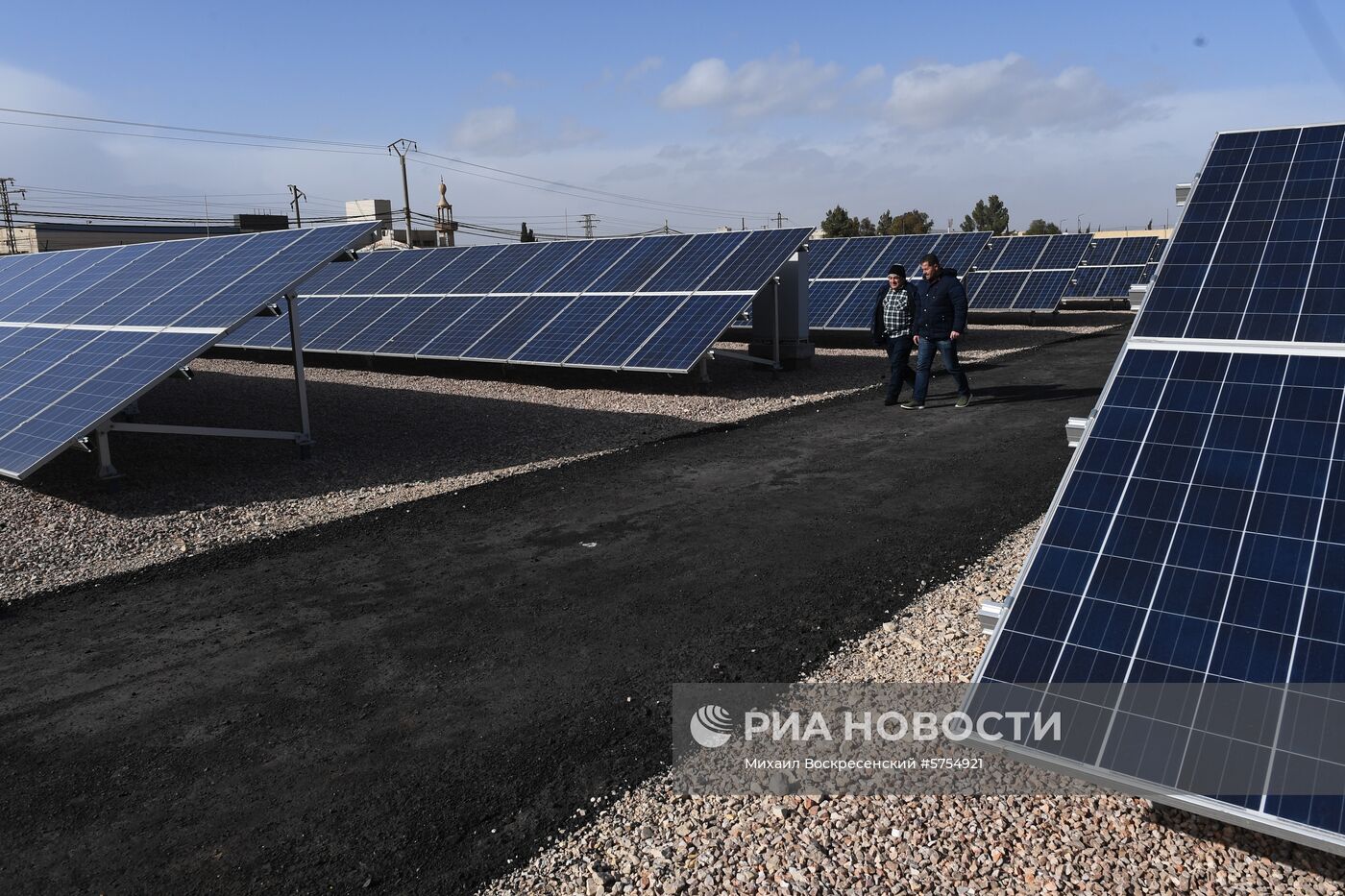 Солнечная электростанция в Сирии