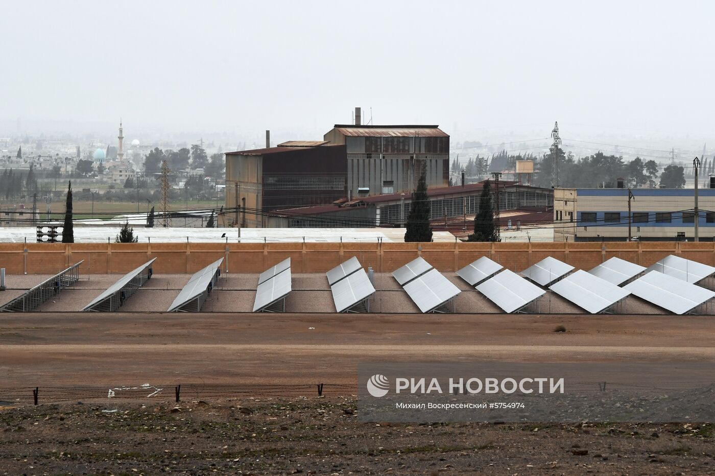 Солнечная электростанция в Сирии