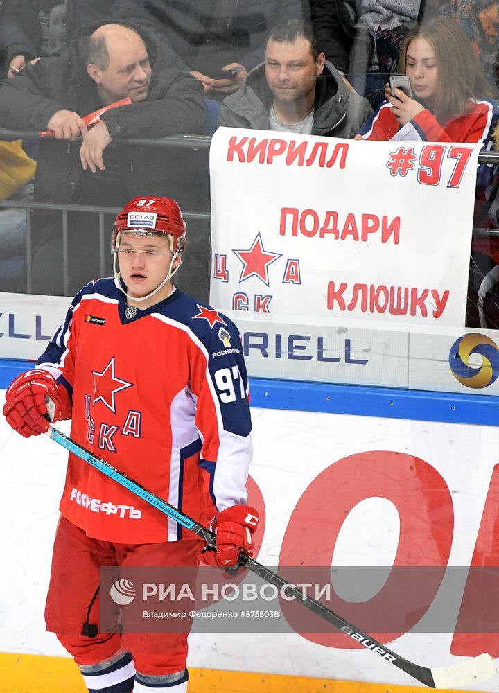 Хоккей. КХЛ. Матч ЦСКА - "Автомобилист"