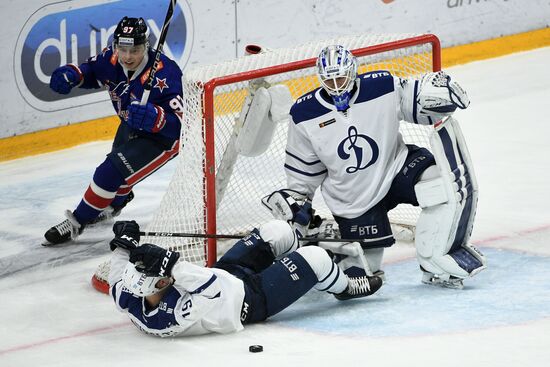 Хоккей. КХЛ. Матч СКА - "Динамо" (Москва)
