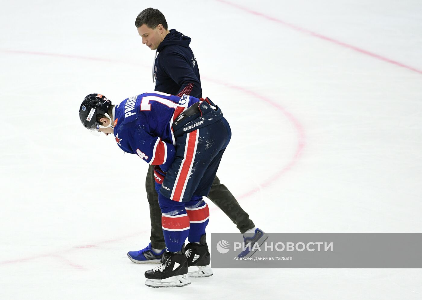 Хоккей. КХЛ. Матч СКА - "Динамо" (Москва)