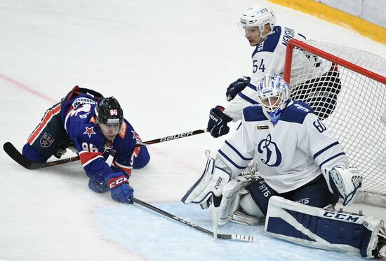 Хоккей. КХЛ. Матч СКА - "Динамо" (Москва)