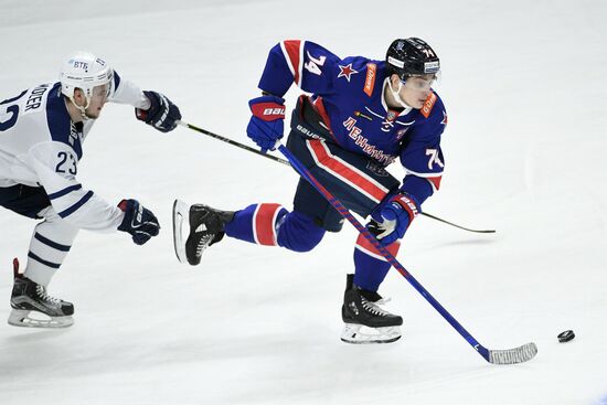 Хоккей. КХЛ. Матч СКА - "Динамо" (Москва)