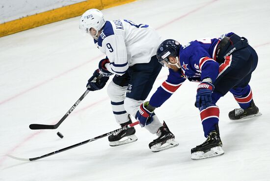 Хоккей. КХЛ. Матч СКА - "Динамо" (Москва)