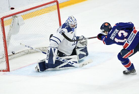 Хоккей. КХЛ. Матч СКА - "Динамо" (Москва)