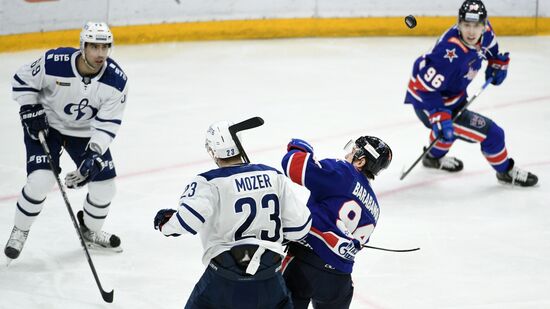 Хоккей. КХЛ. Матч СКА - "Динамо" (Москва)