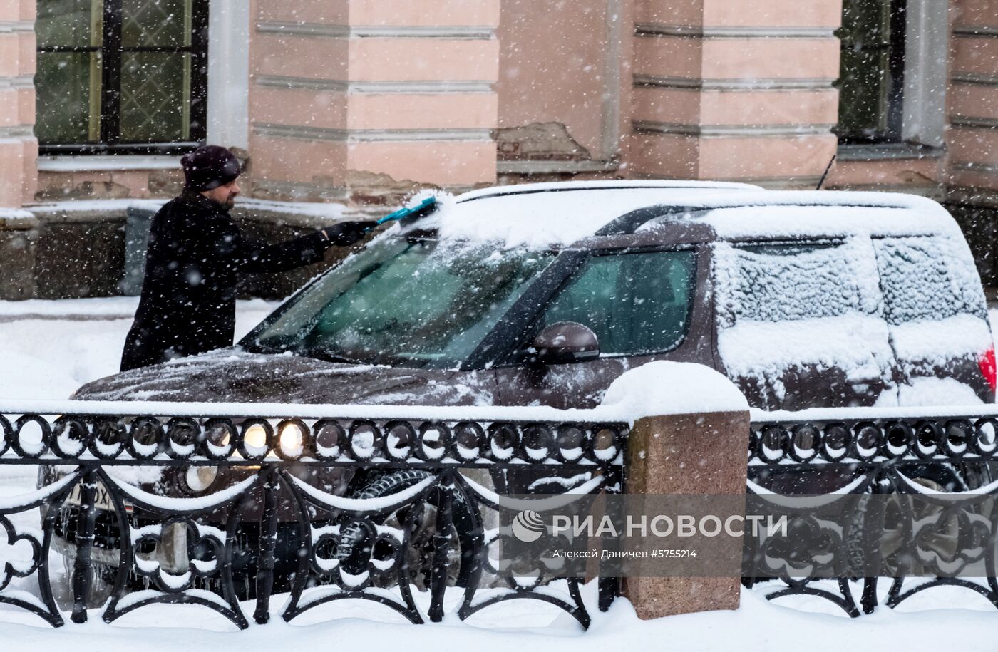 Снегопад в Санкт-Петербурге