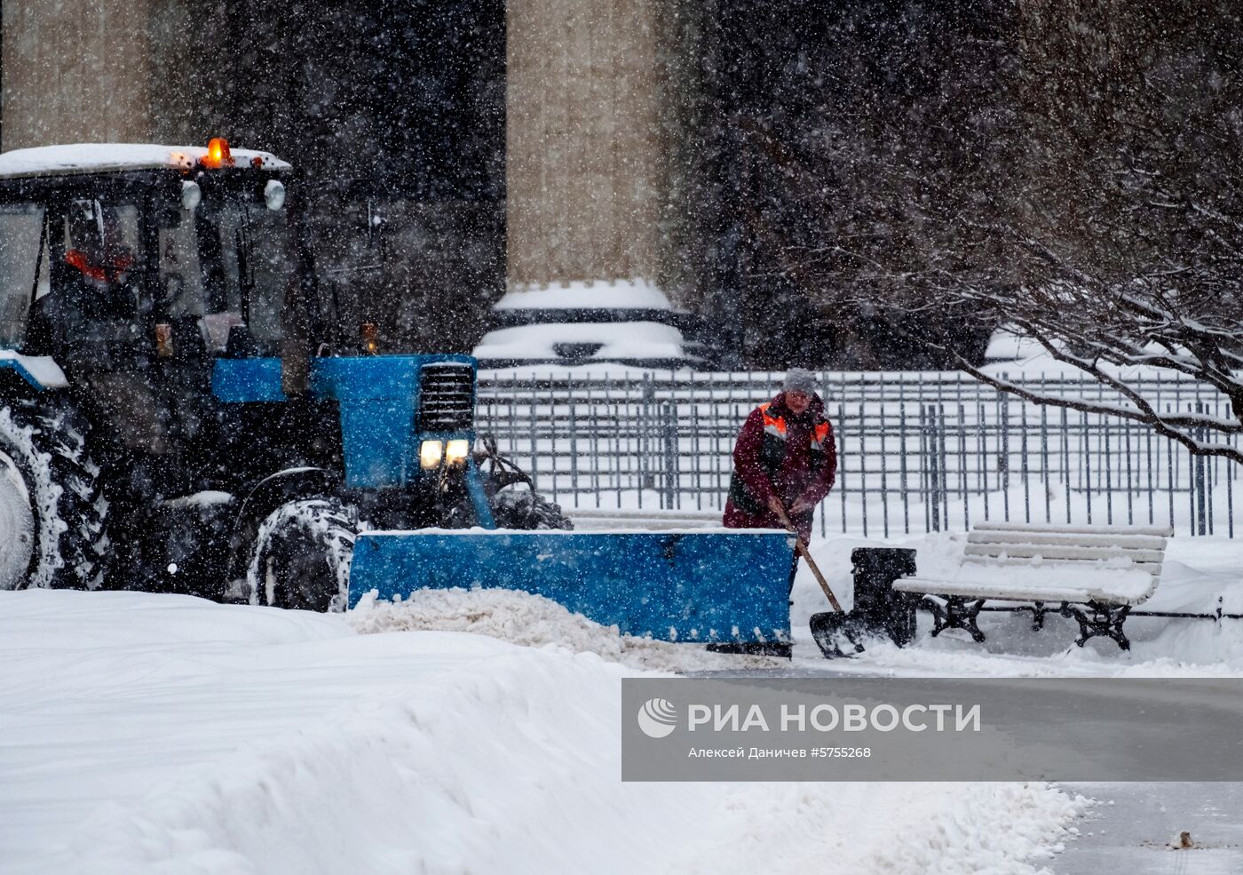 Снегопад в Санкт-Петербурге