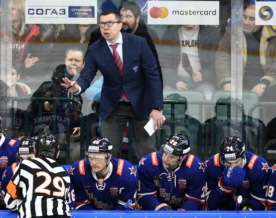 Хоккей. КХЛ. Матч СКА - "Динамо" (Москва)