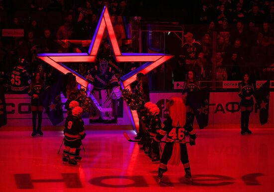 Хоккей. КХЛ. Матч СКА - "Динамо" (Москва)