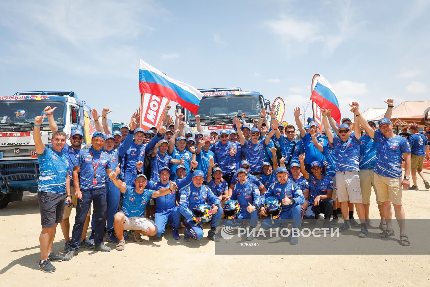 Спортивная команда "КАМАЗ-мастер" стала победителем ралли-марафона "Дакар"