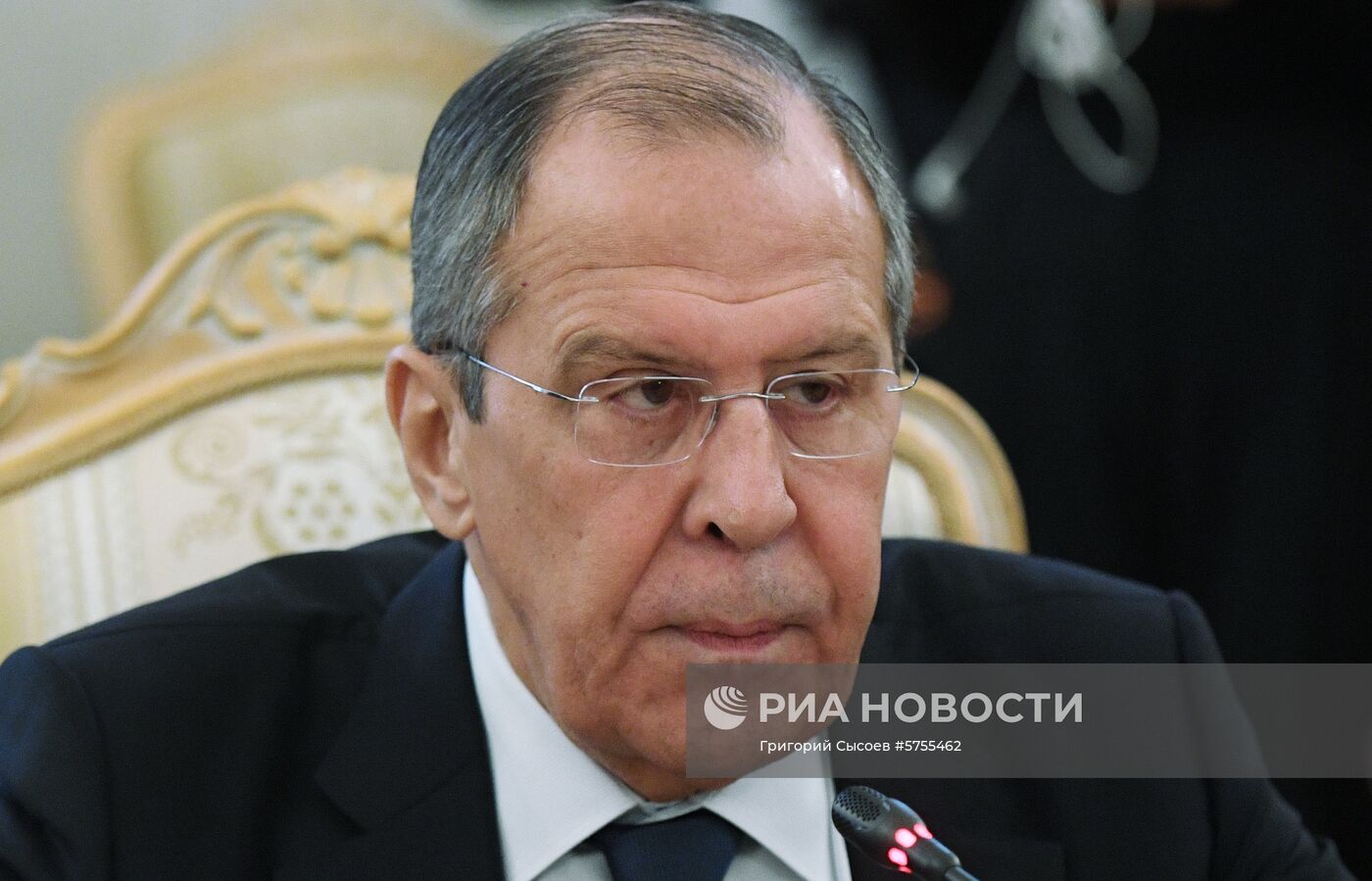 Встреча глав МИД РФ и Германии С. Лаврова и Х. Мааса