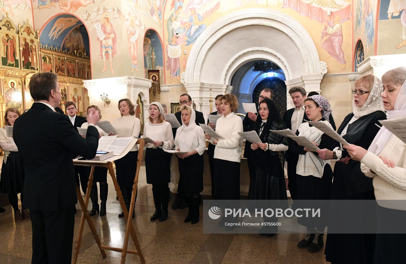 Патриаршее служение в Крещенский сочельник в храме Христа Спасителя