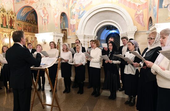 Патриаршее служение в Крещенский сочельник в храме Христа Спасителя