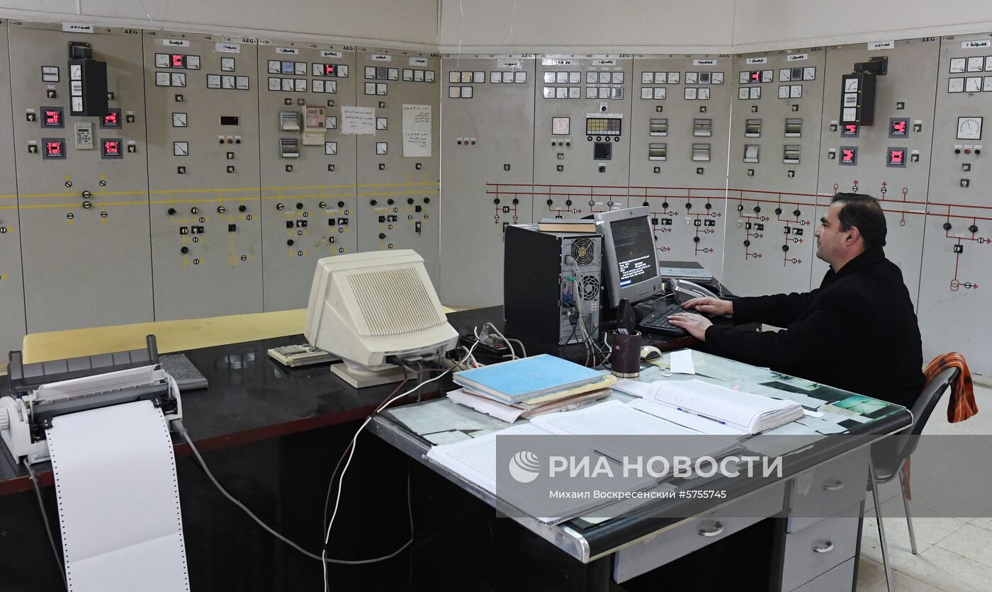 Энергетические объекты в пригороде Дамаска