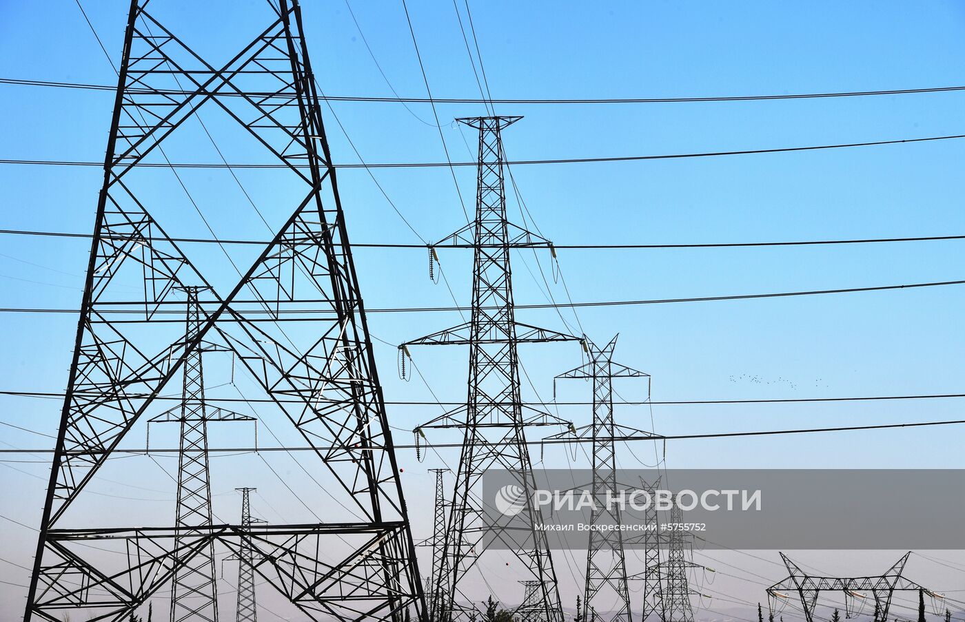 Энергетические объекты в пригороде Дамаска