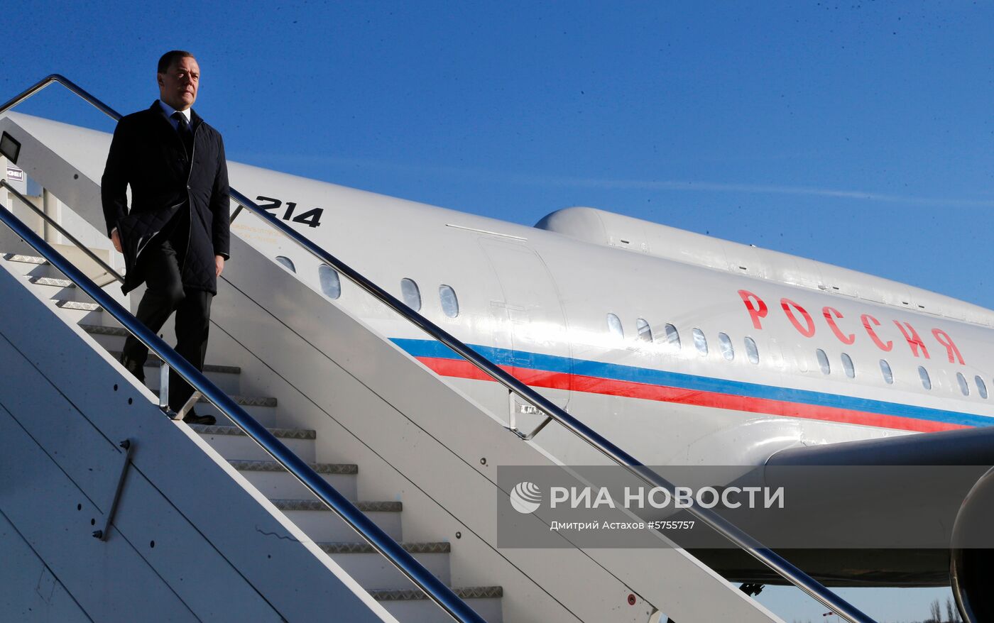 Рабочая поездка премьер-министра РФ Д. Медведева в Краснодарский край