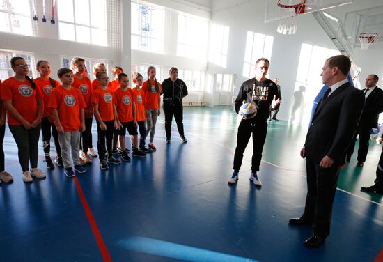 Рабочая поездка премьер-министра РФ Д. Медведева в Краснодарский край 