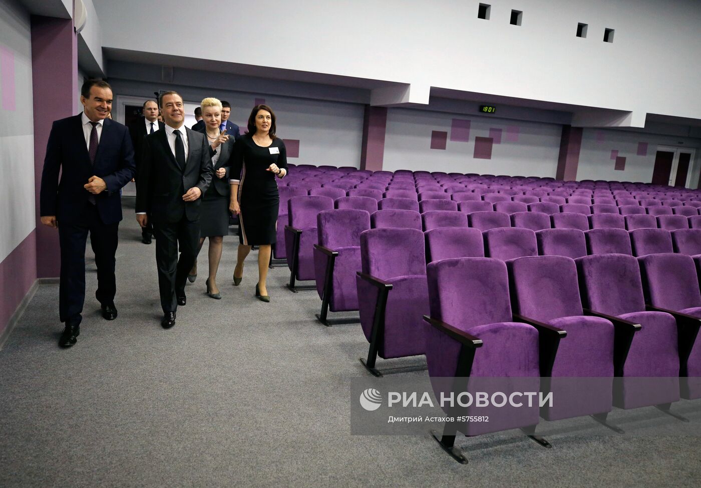 Рабочая поездка премьер-министра РФ Д. Медведева в Краснодарский край