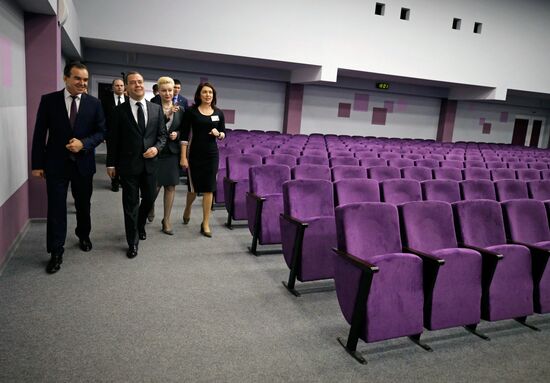 Рабочая поездка премьер-министра РФ Д. Медведева в Краснодарский край 