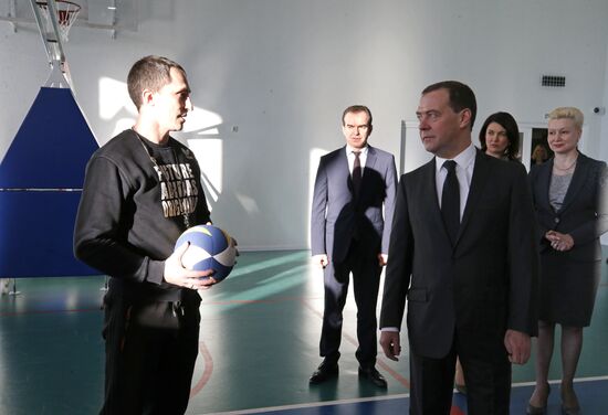 Рабочая поездка премьер-министра РФ Д. Медведева в Краснодарский край 