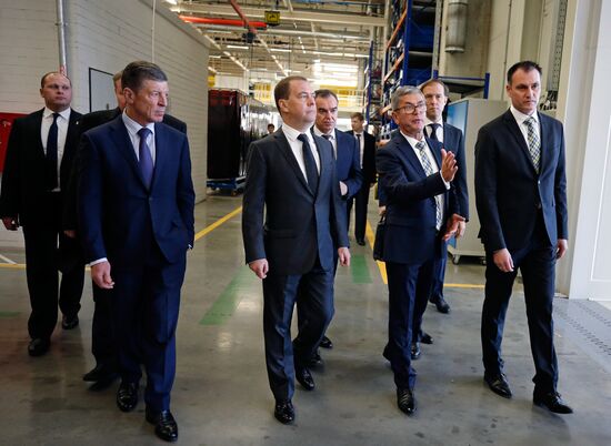 Рабочая поездка премьер-министра РФ Д. Медведева в Краснодарский край 