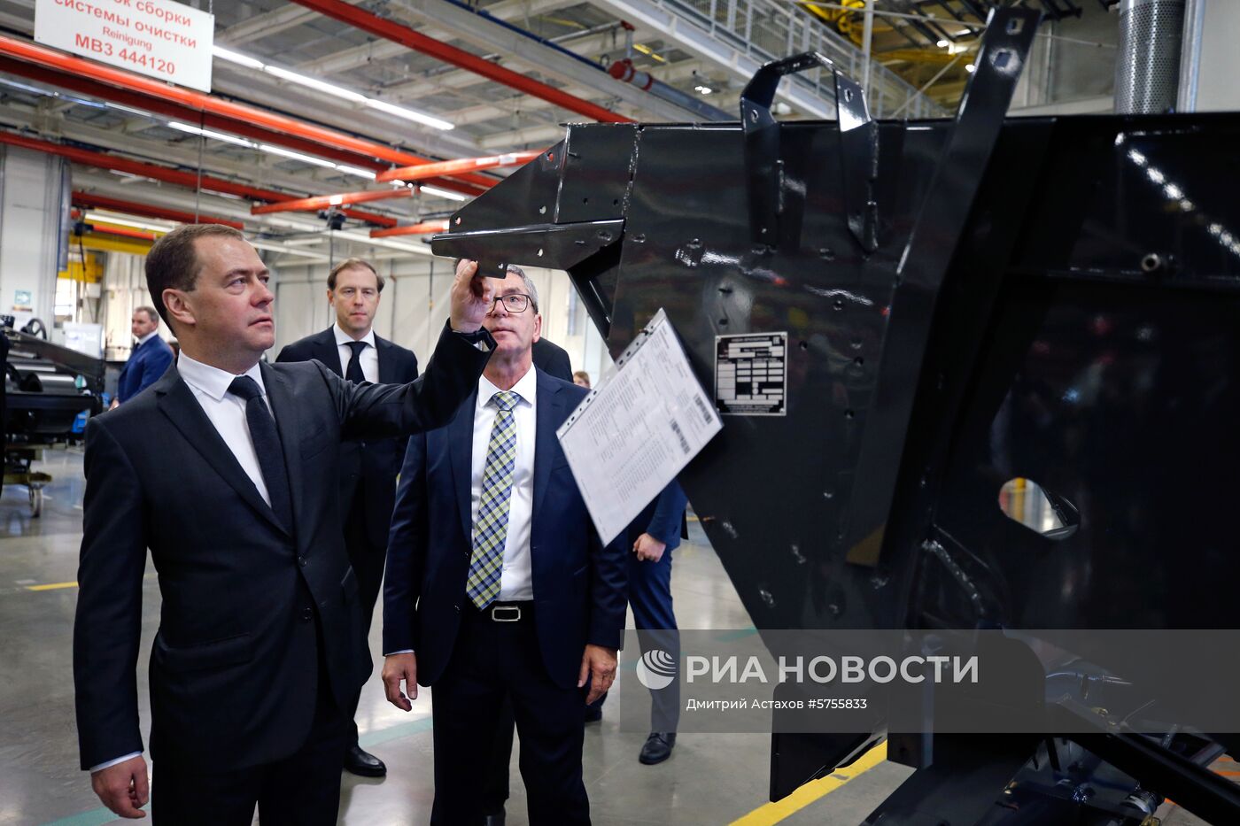 Рабочая поездка премьер-министра РФ Д. Медведева в Краснодарский край