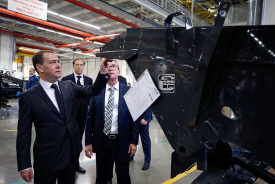 Рабочая поездка премьер-министра РФ Д. Медведева в Краснодарский край 