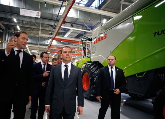 Рабочая поездка премьер-министра РФ Д. Медведева в Краснодарский край 